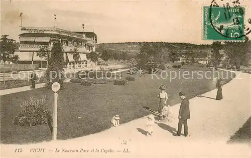 AK / Ansichtskarte Vichy_Allier Le Nouveau Parc et la Cigale Vichy Allier