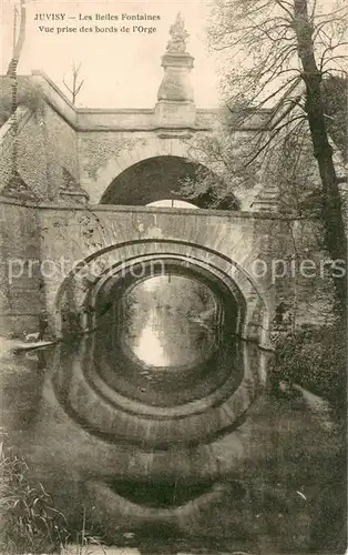AK / Ansichtskarte Juvisy sur Orge Les Belles Fontaines Vue prise des bords de l Orge Juvisy sur Orge