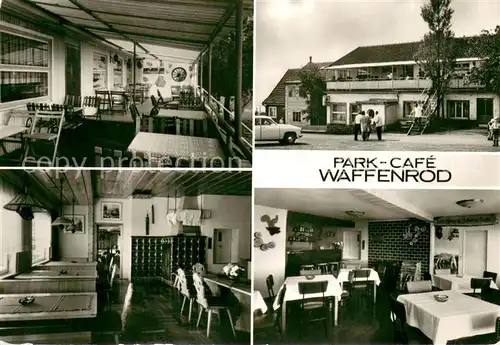 AK / Ansichtskarte Waffenrod HO Gaststaette Park Cafe Waffenrod