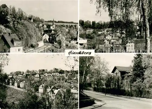 AK / Ansichtskarte Hirschberg_Saale Ortsansichten Hirschberg_Saale