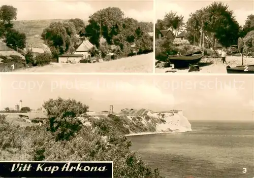 AK / Ansichtskarte Vitt_Ruegen Panorama Kap Arkona Fischerhafen Vitt_Ruegen