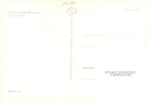 AK / Ansichtskarte Feldberg_Mecklenburg Badeanstalt Feldberg_Mecklenburg