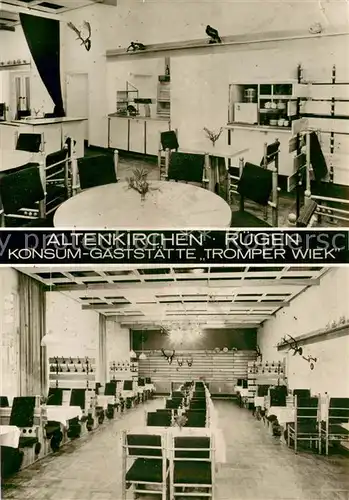 AK / Ansichtskarte Altenkirchen_Ruegen Konsum Gaststaette Tromper Wiek Altenkirchen Ruegen