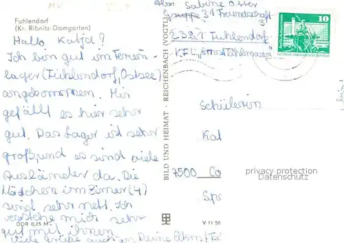 AK / Ansichtskarte Fuhlendorf_Darss Wohnhaeuser Fuhlendorf_Darss