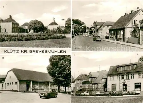 AK / Ansichtskarte Kluetz Feierabendheim Boltenhagener Strasse HO Gaststaette Kluetzer Eck Teilansicht Kluetz