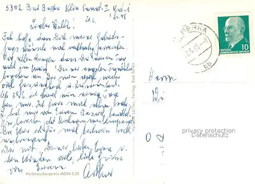 AK / Ansichtskarte Bad_Berka Goethebrunnen Klein Venedig Kirche Heilstaette Sanatorium Bad_Berka