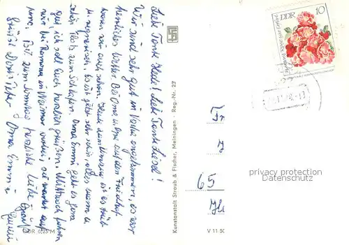 AK / Ansichtskarte Vacha Panorama Rathaus Brunnen Markt Marktbrunnen Storchenturm  Vacha