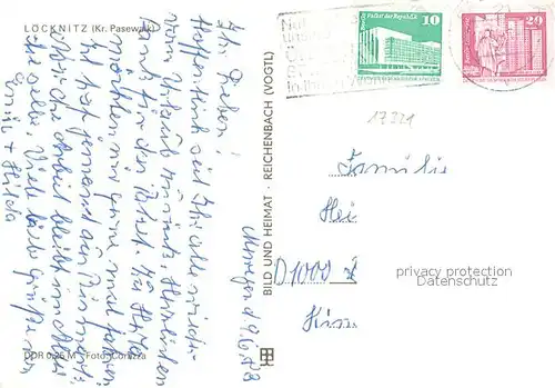 AK / Ansichtskarte Loecknitz_Mecklenburg Vorpommern Ortsansichten Bootsanleger Strand Loecknitz