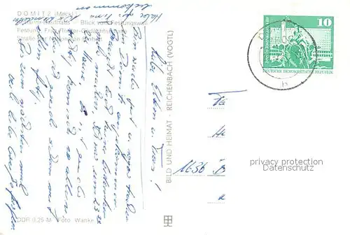 AK / Ansichtskarte Doemitz Konsum Kaufhaus Festungswall Festung Fritz Reuter Gedaechtnishalle Strasse der Nationalen Einheit Doemitz