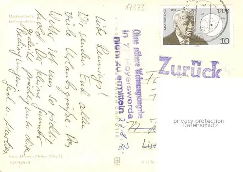 AK / Ansichtskarte Ueckermuende_Mecklenburg_Vorpommern Hafeneinfahrt Ueckermuende_Mecklenburg