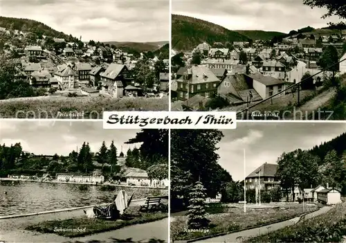 AK / Ansichtskarte Stuetzerbach Teilansichten Kuranlage Schwimmbad Stuetzerbach