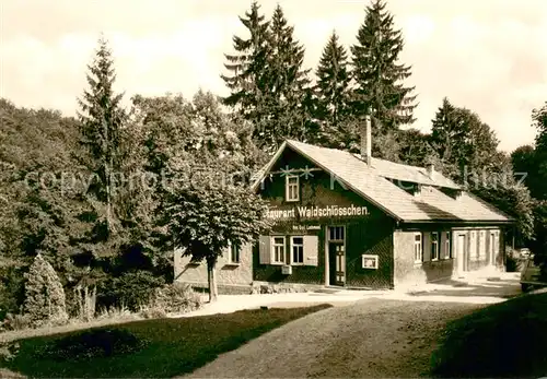 AK / Ansichtskarte Brotterode Gondelstation Restaurant Waldschloesschen Gehege Brotterode