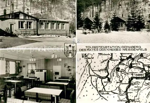 AK / Ansichtskarte Geraberg Touristenstation des Rates des Kreises Weissenfels Geraberg