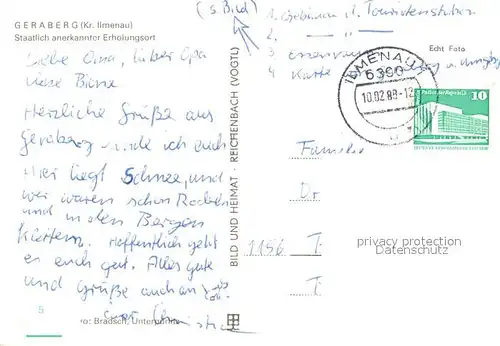 AK / Ansichtskarte Geraberg Touristenstation des Rates des Kreises Weissenfels Geraberg