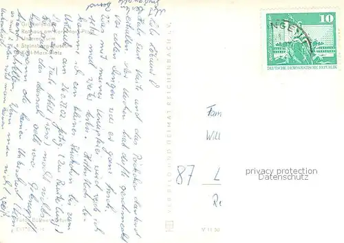 AK / Ansichtskarte Roemhild Griebelstrasse Rathaus Karl Marx Platz Turm Museum Roemhild