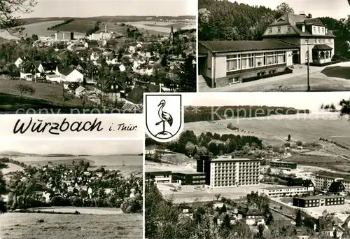 AK / Ansichtskarte Wurzbach Panorama Teilansichten Hotel Wurzbach