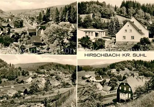 AK / Ansichtskarte Hirschbach_Suhl Teilansichten Erholungsort Hirschbach Suhl