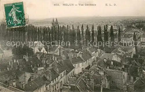 AK / Ansichtskarte Melun_Seine_et_Marne Vue generale Melun_Seine_et_Marne