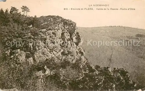 AK / Ansichtskarte Flers_Orne Panorama Vallee de la Rouvre Roche d Oitre Flers_Orne