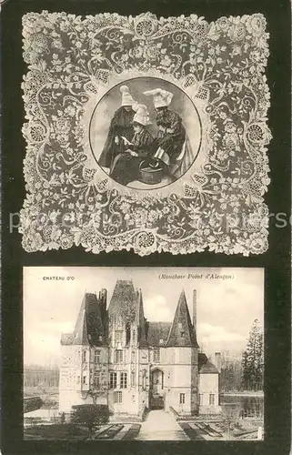 AK / Ansichtskarte Alencon Chateau d O Mouchoire Point d Alencon Alencon