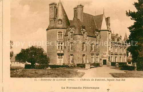 AK / Ansichtskarte L_Aigle Chateau de Fontenil facade sud est Schloss L_Aigle