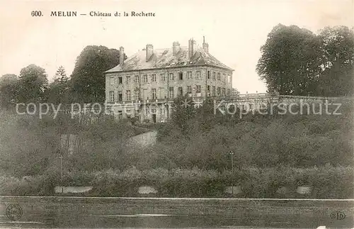 AK / Ansichtskarte Melun_Seine_et_Marne Chateau de la Rochette Schloss Melun_Seine_et_Marne