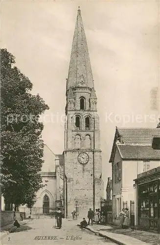 AK / Ansichtskarte Auxerre Eglise Kirche Auxerre