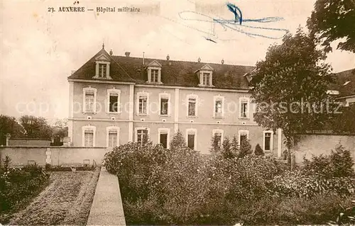 AK / Ansichtskarte Auxerre Hopital militaire Auxerre