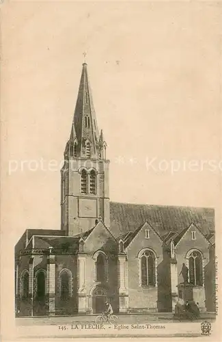 AK / Ansichtskarte La_Fleche Eglise Saint Thomas La_Fleche