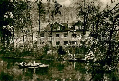AK / Ansichtskarte Brotterode Restaurant Waldschloesschen Gehege Thueringer Wald Brotterode
