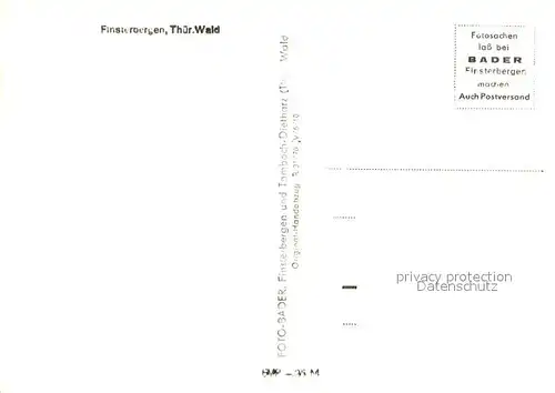 AK / Ansichtskarte Finsterbergen Teilansichten Luftkurort im Thueringer Wald VdN Kurheim Dr. Theodor Neubauer Finsterbergen