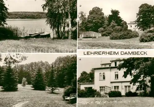 AK / Ansichtskarte Kratzeburg Lehrerheim Dambeck am Dambecker See Kratzeburg