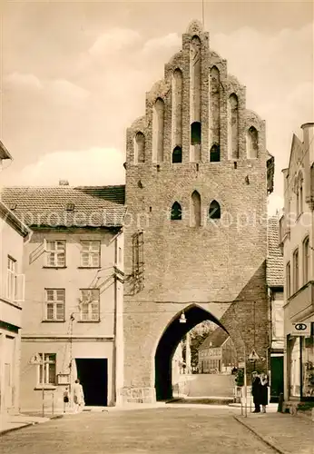AK / Ansichtskarte Teterow_Mecklenburg_Vorpommern Malchiner Tor Teterow_Mecklenburg