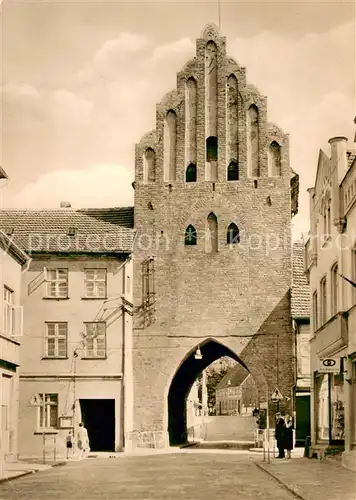 AK / Ansichtskarte Teterow_Mecklenburg_Vorpommern Malchiner Tor Teterow_Mecklenburg