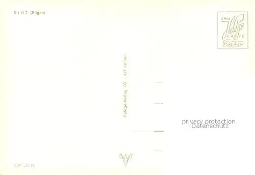 AK / Ansichtskarte Binz_Ruegen Ferienheime Standuhr Promenade Binz_Ruegen