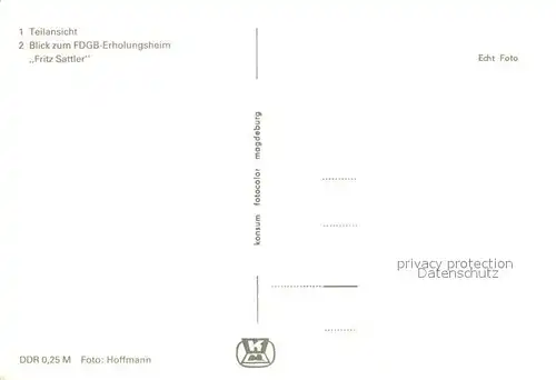 AK / Ansichtskarte Fehrenbach_Thueringer_Wald Panorama Erholungsort FDGB Erholungsheim Fritz Sattler Fehrenbach_Thueringer_Wald