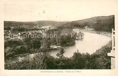 AK / Ansichtskarte Champagne sur Seine Vallee de la Seine Champagne sur Seine