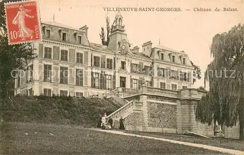 AK / Ansichtskarte Villeneuve Saint Georges Chateau de Balzac Villeneuve Saint Georges