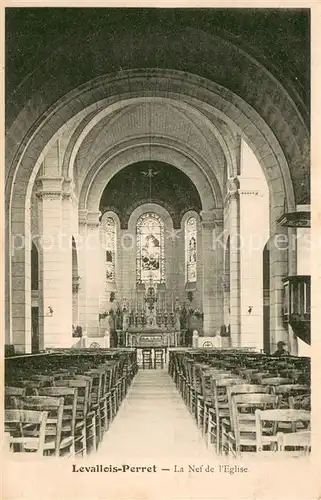AK / Ansichtskarte Levallois Perret La Nef de l Eglise Levallois Perret