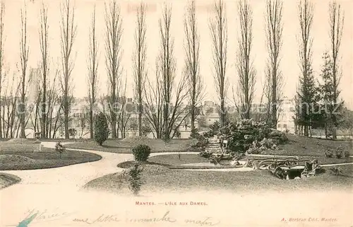 AK / Ansichtskarte Mantes sur Seine Ile aux Dames Mantes sur Seine