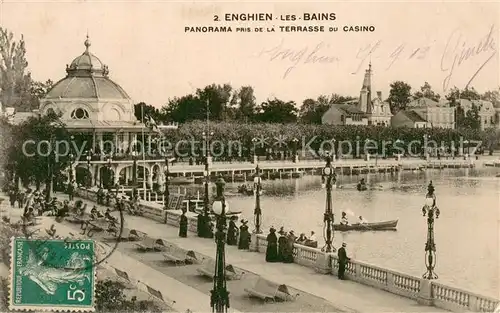 AK / Ansichtskarte Enghien les Bains Panorama pris de la Terrasse du Casino Enghien les Bains
