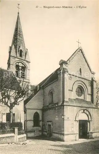 AK / Ansichtskarte Nogent sur Marne Eglise Nogent sur Marne