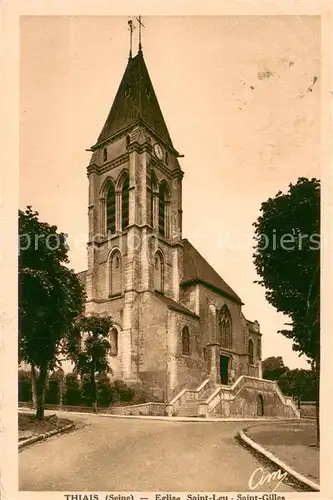 AK / Ansichtskarte Thiais Eglise Saint Leu Saint Gilles Thiais