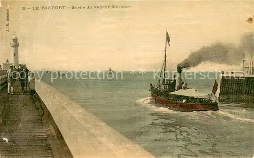 AK / Ansichtskarte Le_Treport Sortie du vapeur Mercure Le_Treport