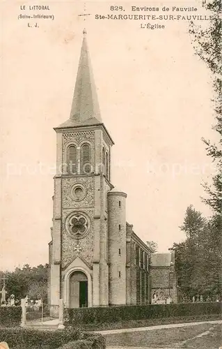 AK / Ansichtskarte Fauville en Caux Ste Marguerite sur Fauville L Eglise Fauville en Caux