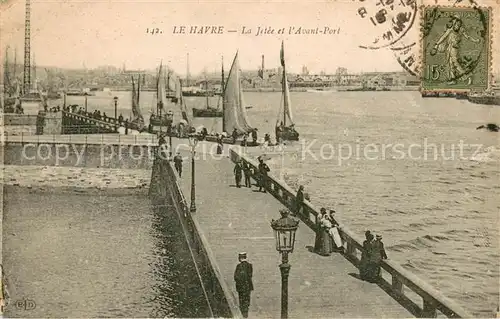 AK / Ansichtskarte Le_Havre La Jetee et lAvant Port Le_Havre