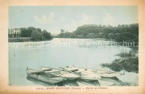 AK / Ansichtskarte Bourgogne_Region Port Renard Bords de l Yonne 