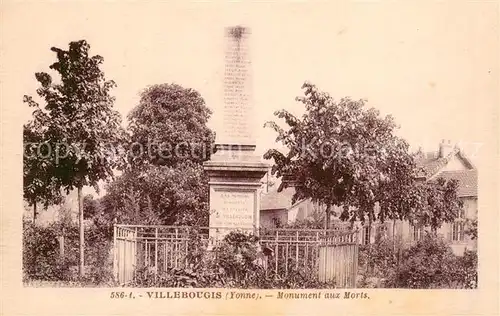 AK / Ansichtskarte Villebougis Monument aux Morts Villebougis