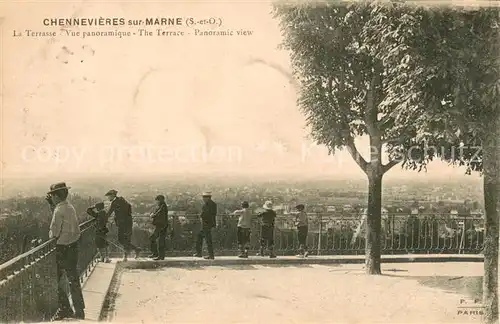 AK / Ansichtskarte Chennevieres sur Marne La Terrasse Vue panoramique  Chennevieres sur Marne