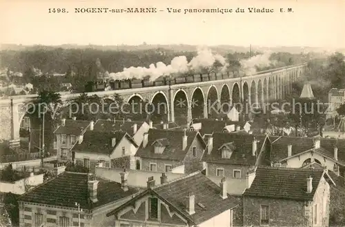 AK / Ansichtskarte Nogent sur Marne Vue panoramique du Viaduc Nogent sur Marne